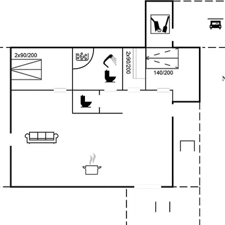 Sigga - 1-6km From The Sea By Interhome * Bøtø By